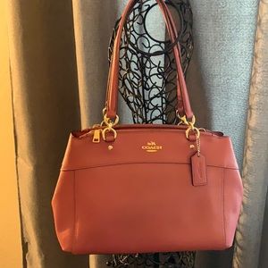 Coach bag with shoulder strap